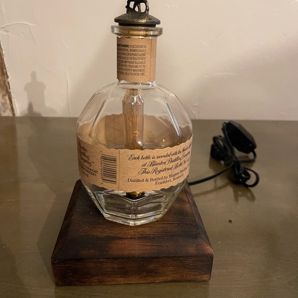 Blanton’s Bottle Lamp